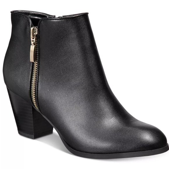 Style & Co Jamila Zip Booties 8W - Picture 5 of 6